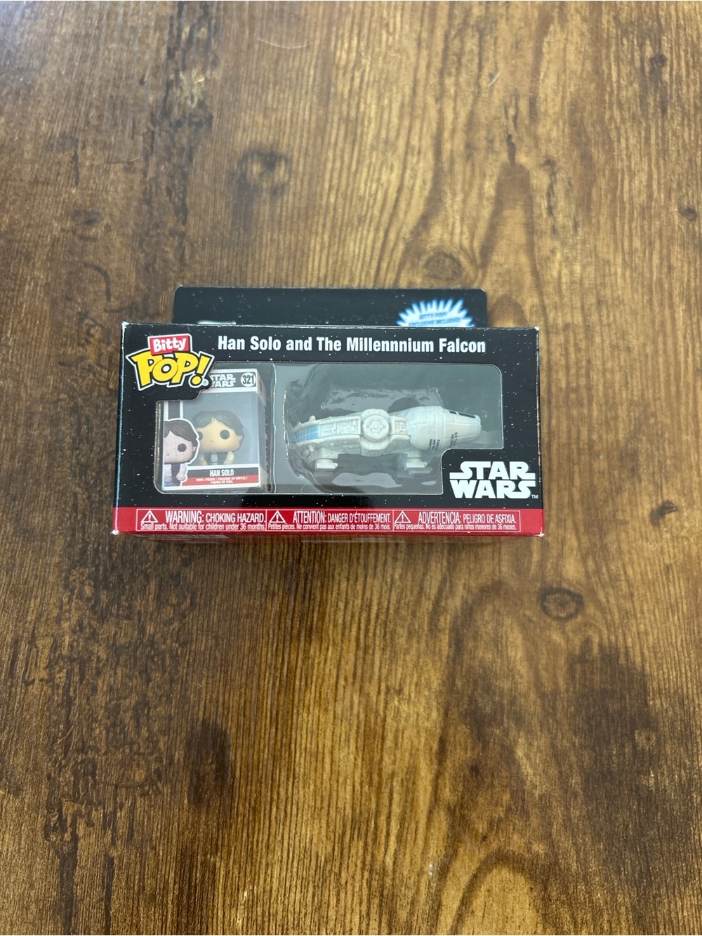 Bitty Pop! Funko Collectible, Han Solo and the Millennium Falcon